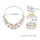 thumbnail image 5 of Conjunto de Joyería de Moda onlyliua para Damas 5 Piezas Accesorios Joyas de Oro, 5 of 7