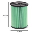 thumbnail image 3 of Filtro Para Alérgenos Ridgid Cartucho 6-16 Gal, 3 of 3