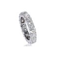 thumbnail image 2 of 5ct Prong Diamond Eternity Ring 14K White Gold, 2 of 4