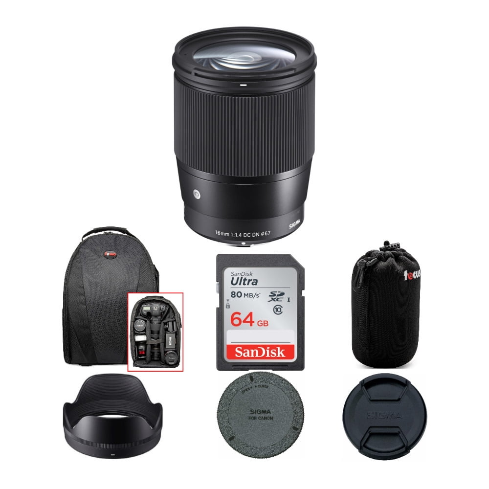 Sigma 16mm F 1 4 Dc Dn Contemporary Lens For Canon Ef M With Accessory Bundle Walmart Com Walmart Com Sigma 16mm F 1 4 Dc Dn Contemporary Lens For Canon Ef M With Accessory Bundle Walmart Com Walmart Com