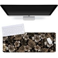 thumbnail image 2 of Large Mouse Pad for Desk Extended Gaming Mouse Pad Floral XXL Desk Pad Computer Keyboard Mouse Mat with Non-Slip Base and Stitched Edge for Home Office Gaming Work, 2 of 6