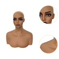 thumbnail image 6 of EHJRE Mannequin Head Manikin Head Display Styling Shop Multipurpose with Shoulder Holder for Scarf Glasses Jewelry Hat Necklace, 6 of 7