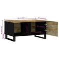 thumbnail image 4 of vidaXL Coffee Table 80x50x40 cm Solid Wood Mango&Engineered Wood, 4 of 5
