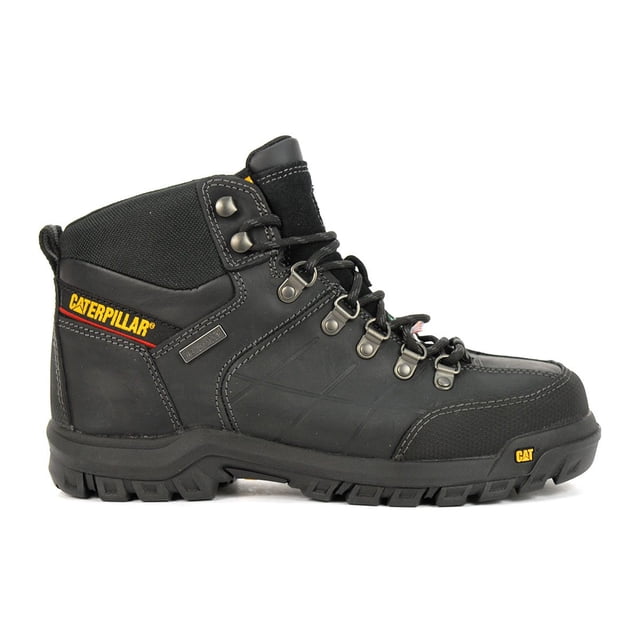 Caterpillar Men's Threshold WP CSA Steel Toe Black Work Boots P722535<span> - </span>10 (Wide)