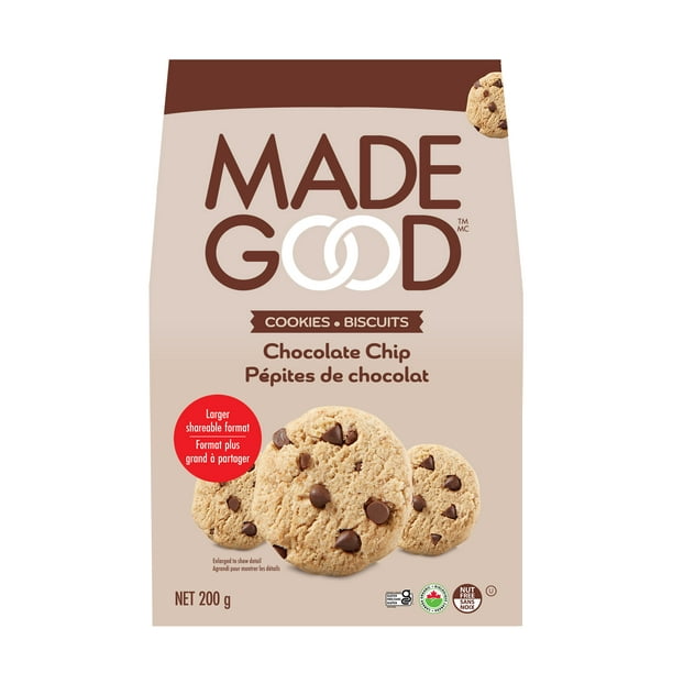 MadeGood Chocolate Chip Cookies, 200g