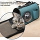 thumbnail image 3 of sweethay Bolso para mascotas, portador de tela Oxford, bolso transpirable, correa de hombro extraíble, viaje, senderismo, Camping, Picnic, coche, bolso Suministros para gatos Rojo sweethay PT004256-01, 3 of 6