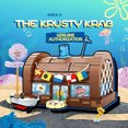 thumbnail image 2 of Spongebob Cartoon Krusty Krab Restaurant Building Blocks Creative Canteen Scenes Model Bricks Desktop Ornaments Toy For Kid Gift, 2 of 5