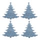 thumbnail image 2 of Juego de vajilla para mesa Fiudx con adornos navideños para hotel Bolsa para cuchillos y tenedores con árbol de Navidad, 2 of 5