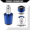thumbnail image 6 of Unique Bargains 2 Pcs Motorcycle Handlebar End Plug for Honda CBR250R CBR300R CBR400R CBR600RR 7/8" 22mm Blue, 6 of 6