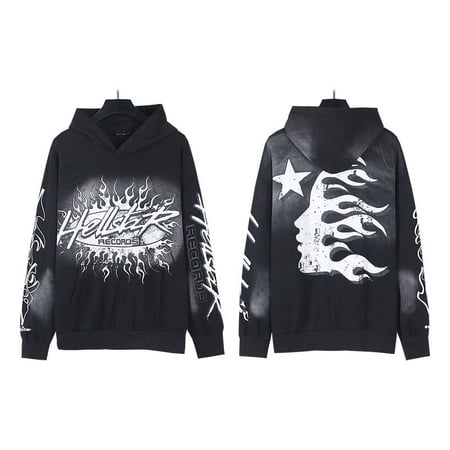 Hellstar Hoodie Hoodie for men and women hoodie sets, vintage made old slacks, casual sports hoodie