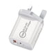 thumbnail image 2 of Cargador PD25W QC 3.0 con cabezal de carga rápida de 20 W y puerto dual QC3.0 + cargador de carga rápida PD, 2 of 5