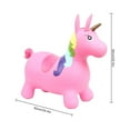 thumbnail image 2 of horse Inflatable Toy Children‘S Mount Thickened horse Creative Toy, 2 of 4