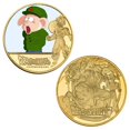thumbnail image 1 of Moneda de oro bañada en oro de Dragon Ball, Son Goku, Vegeta, monedas conmemorativas, colección de periféricos de anime clásicos para niños, juguetes de recuerdo, 1 of 6