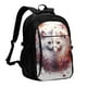 thumbnail image 1 of Disketp White Red Cat Couple Mochila de Viaje Estampada para Laptop con Puerto de Carga USB, Mochila Impermeable para Computadora – Regalo para Hombres y Mujeres, 1 of 7