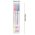 thumbnail image 2 of Vaidha Beautiful And Lovely Double Head Double Color Fluorescent Pen Various Colors Fluorescent Pen Is Used For Recording Notes Marker Pen And School Stationery 5ML, 2 of 4