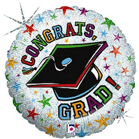 Graduation Holographic Mylar Balloon