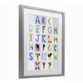thumbnail image 2 of Stupell Industries Contemporary Animal Alphabet in Light Grey Gray Framed Print Under Glass, 17 x 21, by Carla Daly, 2 of 8