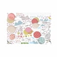thumbnail image 1 of Toystoory Juego de pegatinas de pared, autoadhesivo, papel tapiz decorativo extraíble para interiores, sala de estar, decoración artesanal para Decoración del hogar, 1 of 6