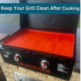 thumbnail image 7 of 22" Silicone Mat for Blackstone Griddle Top, 100% Silicone Protective Mat Cover for Blackstone, Heavy Duty/Non Stick/Reusable Food-grade Silicone Grill Mat Protect Your Griddle from Dirt & Rust, 7 of 7