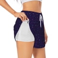 thumbnail image 2 of Bixox Women's Mathematical Symbols pattern 2 in 1 Running Shorts - Lightweight Athletic Workout Gym Yoga Shorts Liner with Pockets - X-Large, 2 of 7