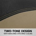 thumbnail image 6 of BDK UltraSleek Beige Seat Covers for Cars Full Set, Two-Tone Front Seat Covers with Matching Back Seat Cover, Stylish Car Seat Protectors with Split Bench Design,, 6 of 8