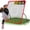 Red, variant on Heavy Duty Baseball Rebounder Net 4x4.5 FT Pitchback with 3 Adjustable Angles, Baseball and Softball Bounce  Net for Ground, Line Drive, Fly Ball Return Settings Fielding Trainer
