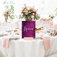 thumbnail image 2 of Koyal Wholesale Violet Cobalt Wedding Signs Bundle Set for Ceremony, Reception Decor Signage, 8.5 x 11", 30-Pack, 2 of 5
