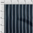 thumbnail image 1 of oneOone Viscose Chiffon Fabric Stripe Block Print Fabric BTY 42 Inch Wide, 1 of 4