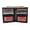 Black, variant on Genuine Leather Men Cowhide Slim Hipster Credit Card Bifold Wallet