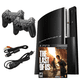thumbnail image 1 of Restored Sony Playstation 3 PS3 Console Original 80GB Black with The Last of Us and Two Retrofam Controllers (Refurbished), 1 of 5