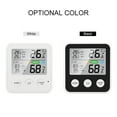 thumbnail image 4 of TFixol High Precision Magnetic Thermometer Hygrometer Digital Thermo-Hygrometer with LCD Screen ℃/℉ Switchable All-Time/24-Hour Maximum Minimum Temperature Humidity Comfort Reminder Function Black, 4 of 7