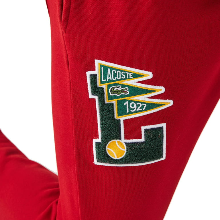 Lacoste Men's Branded Back Varsity Jacket - XL