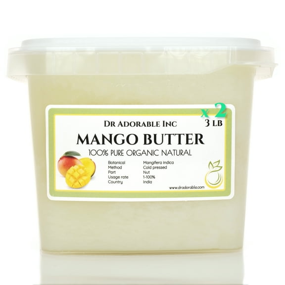 Dr Adorable - 6 lb - Mango Butter - Organic Fresh Natural