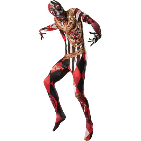 Adult Mens 2nd Skin Acrosplat Deadly Circus Acrobat Costume