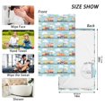 thumbnail image 6 of Yayeee 100% Cotton Hand Towels for Bathroom 16" x 28" Soft Absorbent Kitchen Towel, Cartoon Train Pattern, 6 of 7