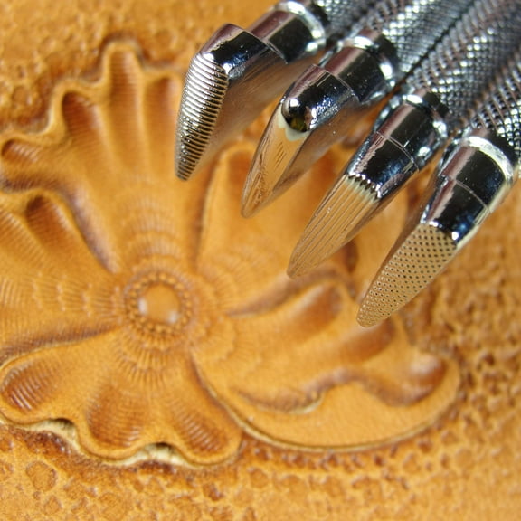 Thumb Print Leather Stamps, Set of 4 Stamping Tools