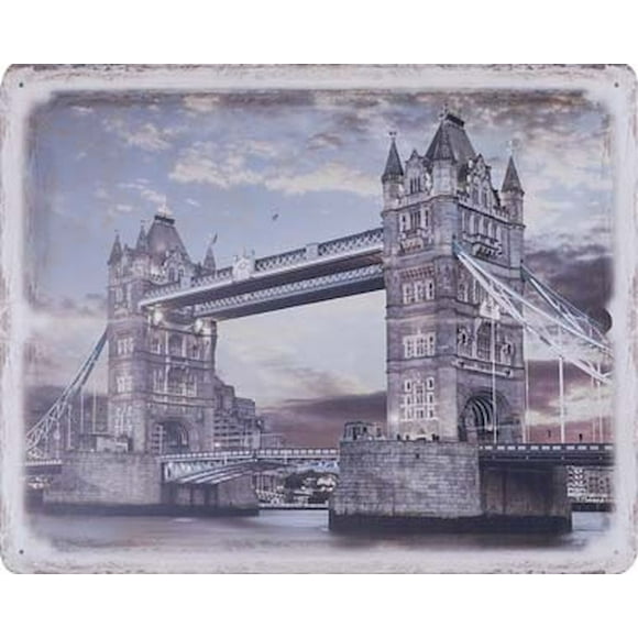 Bridge In London Metal Sign