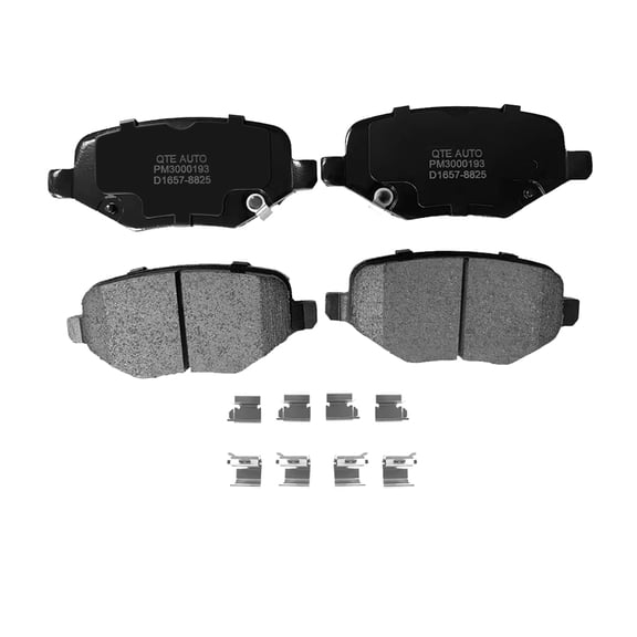 Rear Ceramic Brake Pad Kit For 2012-2016 Chrysler Town & Country