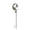 Hummingbird Moon Solar Garden Stake Light-1pcs-A19, variant on Bird & Wildflower Metal Garden Stake, Rustic Decorative Outdoor Plant Art Stake, Bird Floral Pattern Garden Ornament for Lawn Patio Flower Bed Planters 1PCS