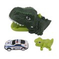 thumbnail image 2 of Press Ejection Dinosaur Vehicle Toy, Interactive Game Multiple Gameplay Dinosaur Toy Car  For Home Orange,Green, 2 of 8
