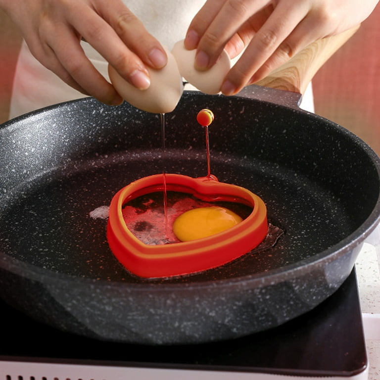 Silicone Round Egg Ring Omelette Fry Egg Mold Pancake Ring