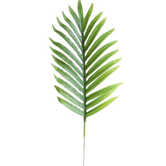 Set of 5 Artificial Plant Leaves for Bedroom Decor, Faux Green Leaf Blades, Indoor Home Decorative Greenery Accents