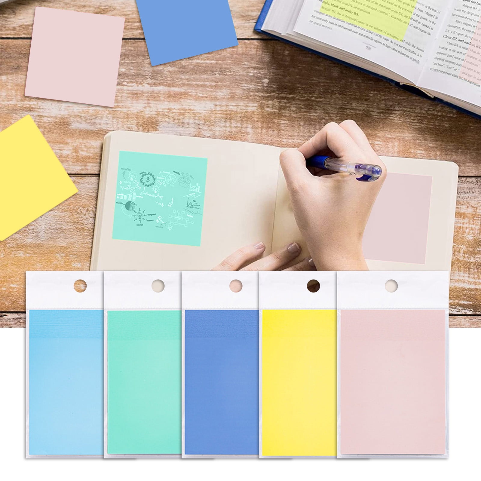 Translucent Sticky Notes Lined 25mm — The Home Shoppe
