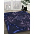 thumbnail image 2 of Ahgly Company Indoor Rectangle Patterned Deep Periwinkle Purple Area Rugs, 8' x 10', 2 of 6