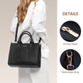 thumbnail image 7 of Lovevook Purse and Handbags,Vegan Leather Tote Bag for Women, Zipper Satchel Shoulder Bag Crossbody Bag for Daily, 7 of 7