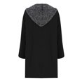 thumbnail image 5 of TFEOQRY Fashion Women's Casual Cotton Outwear Jacket Long Sleeve Solid Color Zipper Ladies Tops Blouse Coat with Pockets Black, 5 of 6