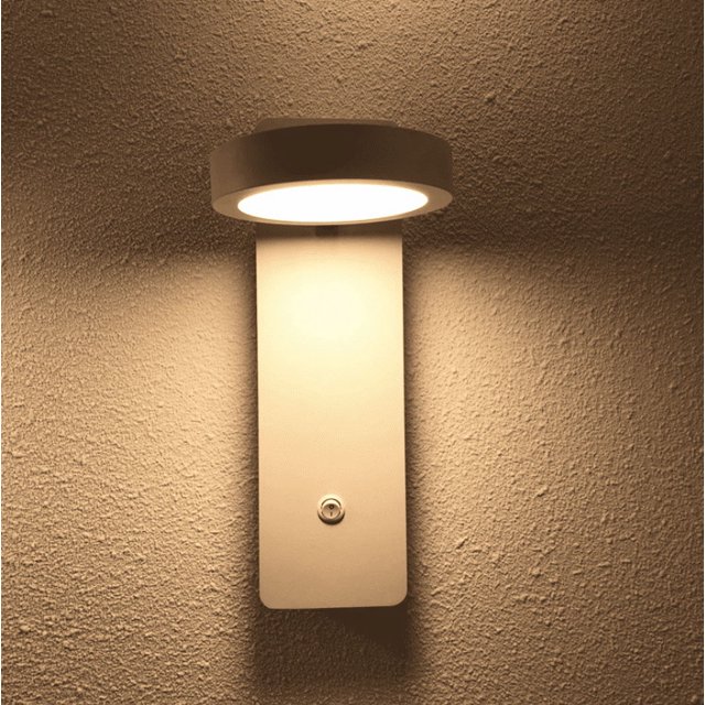 Aplique de pared LED para cine en casa, pasillo, decoración de interiores, aplique de pared para dormitorio, aplique de lectura para mesita de noche (blanco 1-2 bases cuadradas) Rojo Verde
