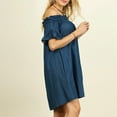 thumbnail image 4 of SMihono Robe d'Été Grande Taille pour Femmes 2023 Robe d'Été Grande Taille Robe Ample à Épaules Dénudées Chemise Hauts Robe, 4 of 6