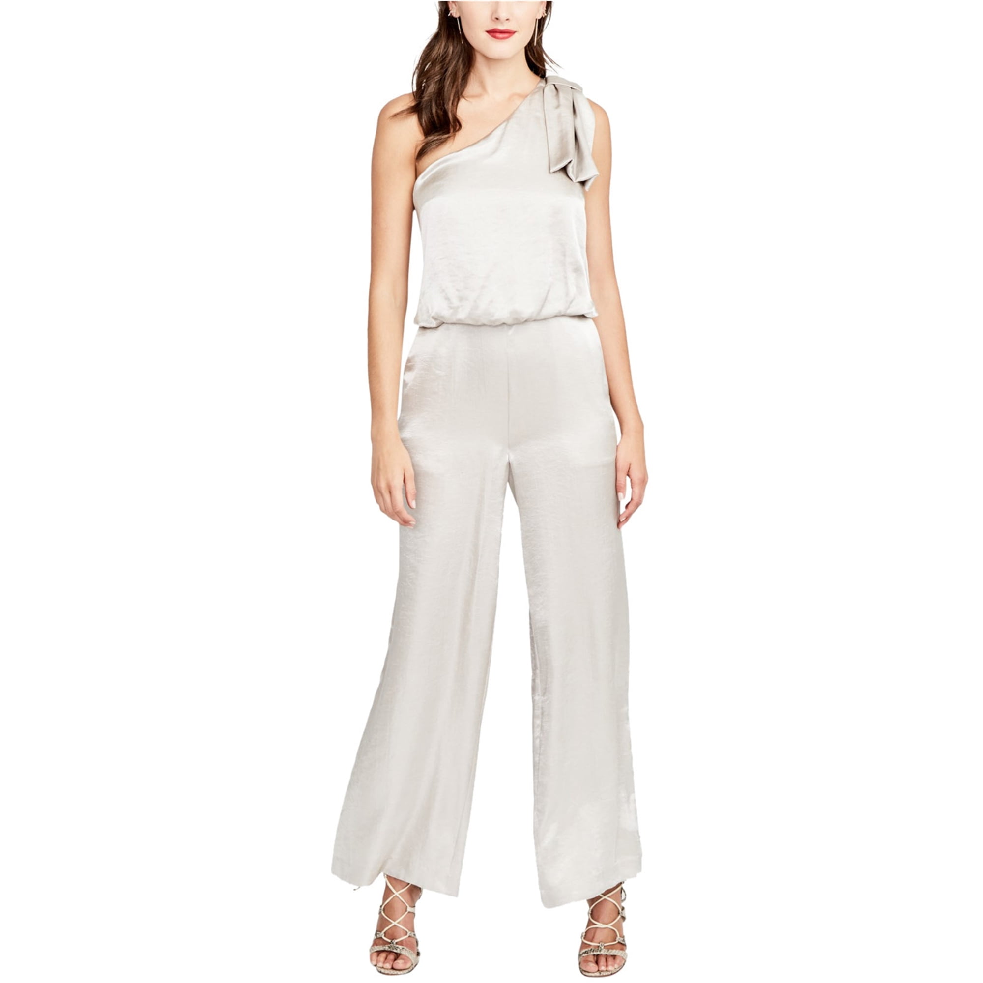 Rachel Roy Womens Bow Jumpsuit Grey 8 Walmart Com 