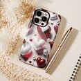 thumbnail image 6 of Heart - shaped Valentine's Day iPhone Case Compatible with iPhone 11/12/13/14/15/16 (Pro Max/Plus) - Shiny Colorful Hearts Design for Couples Lovers, 6 of 9